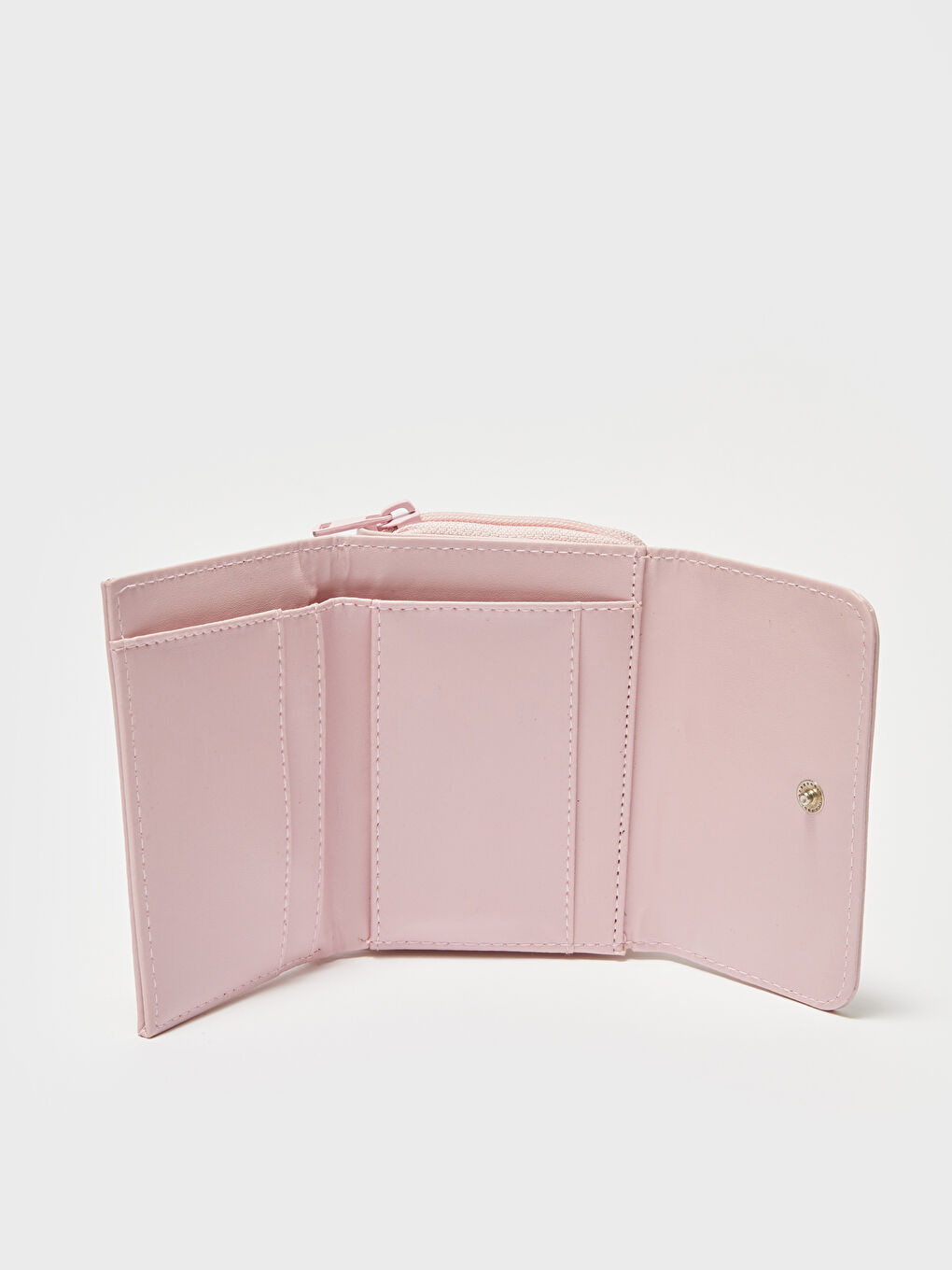 Leather Look Printed Girl's Wallet-3