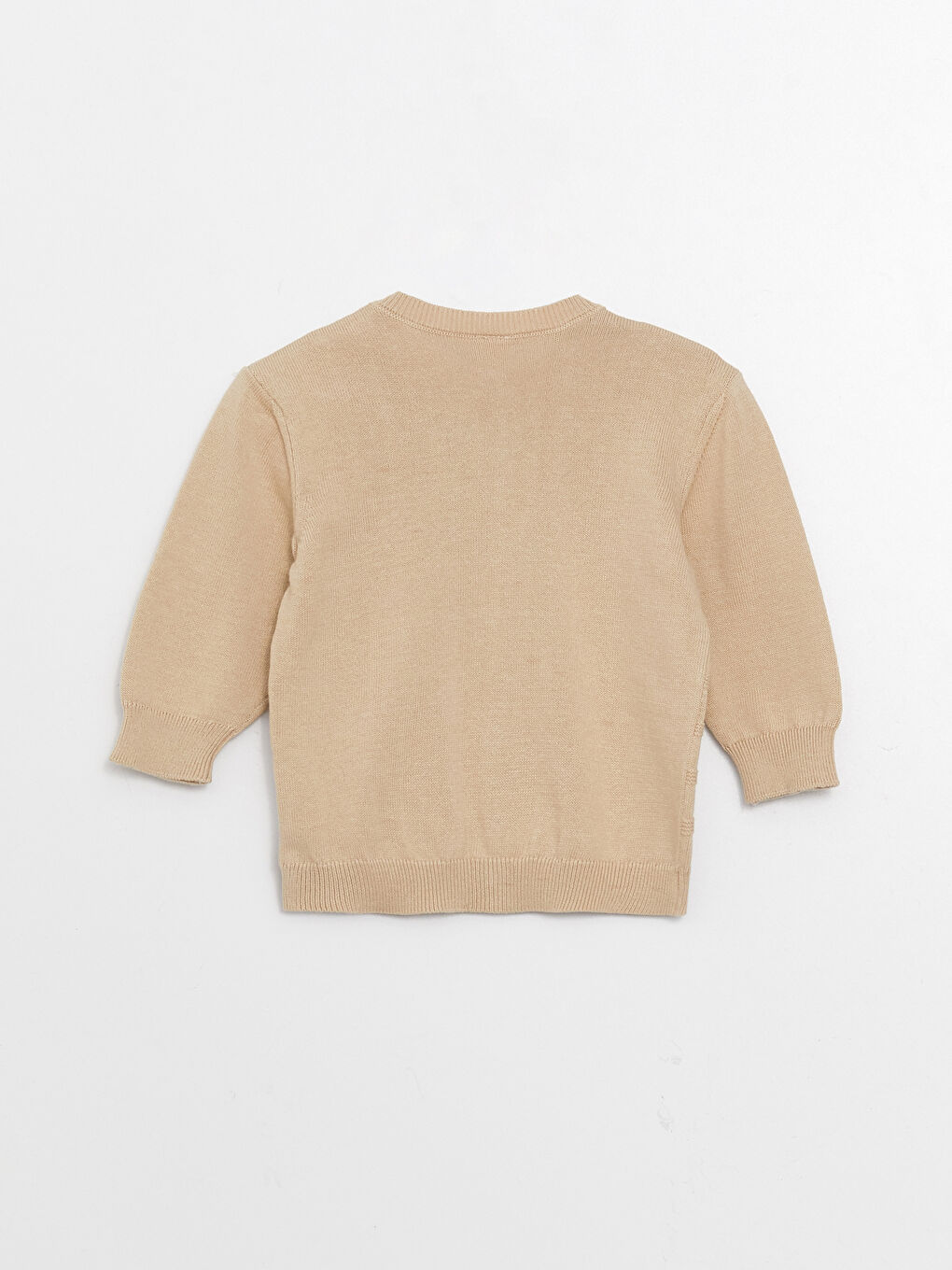 Кардиган з круглим вирізом горловини, довгим рукавом, трикотажний для хлопчика-1