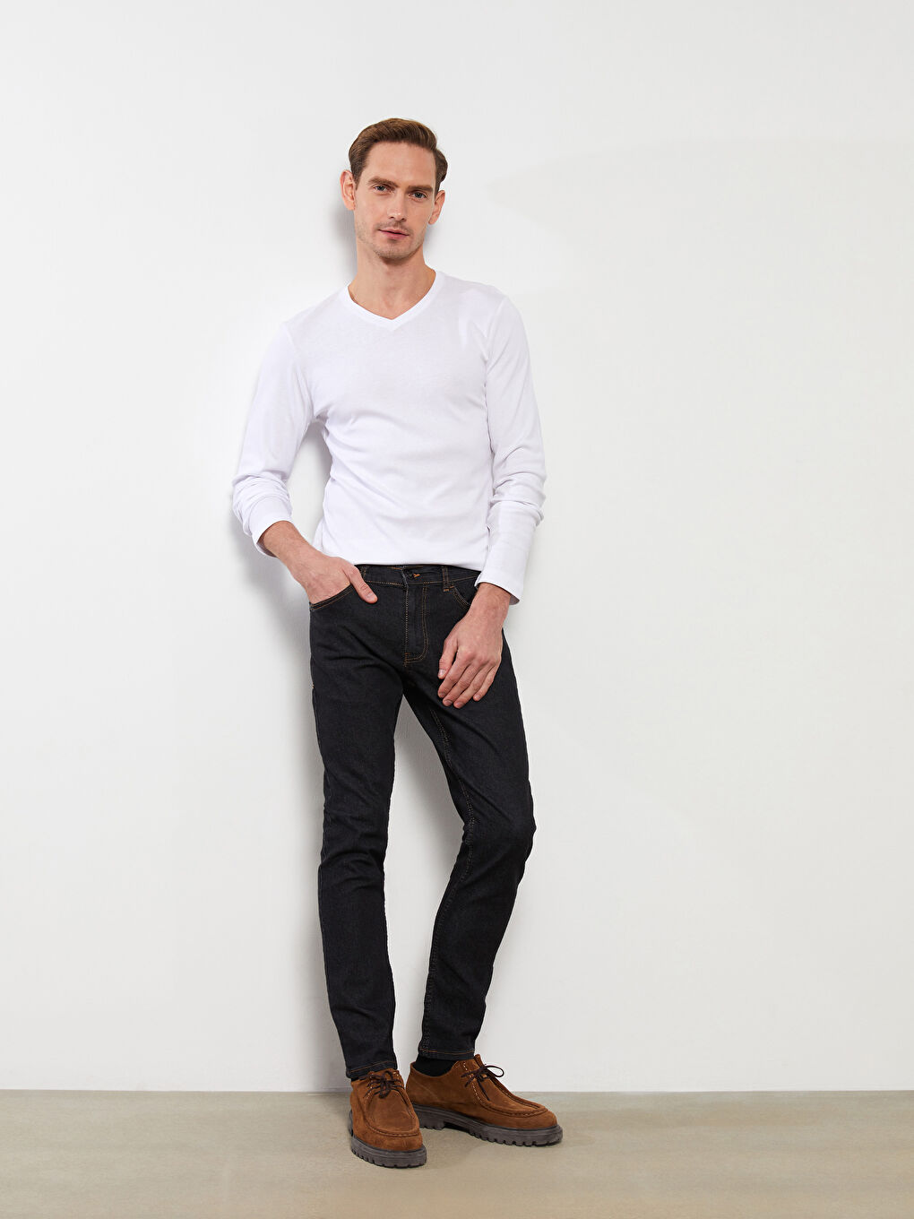 جينز بقصة رفيعة للرجال