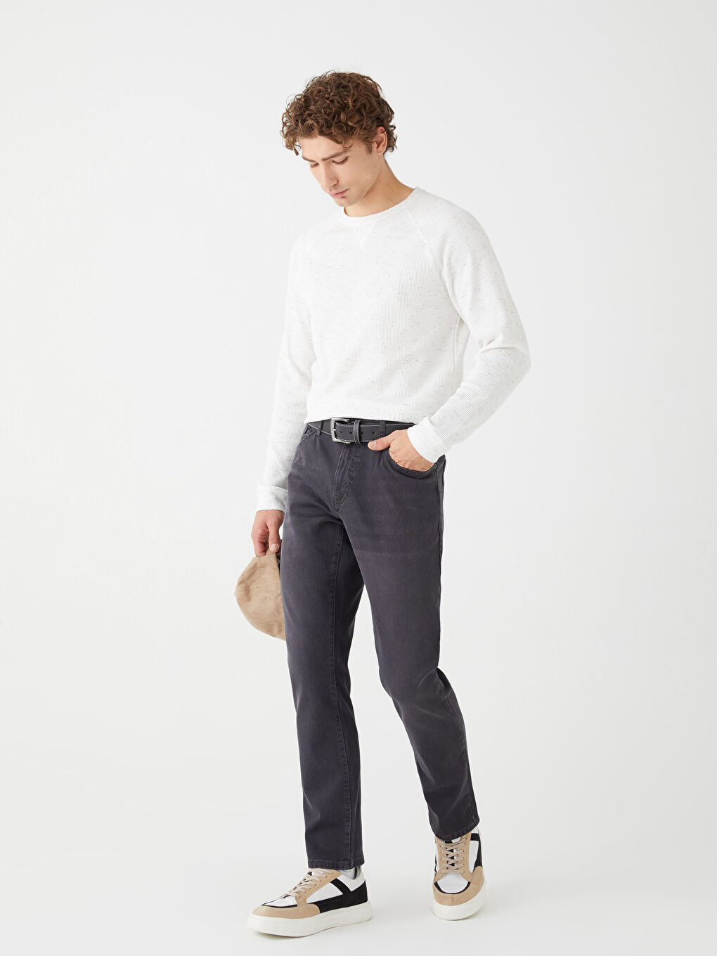 Gri 779 Regular Fit Erkek Jean Pantolon-1