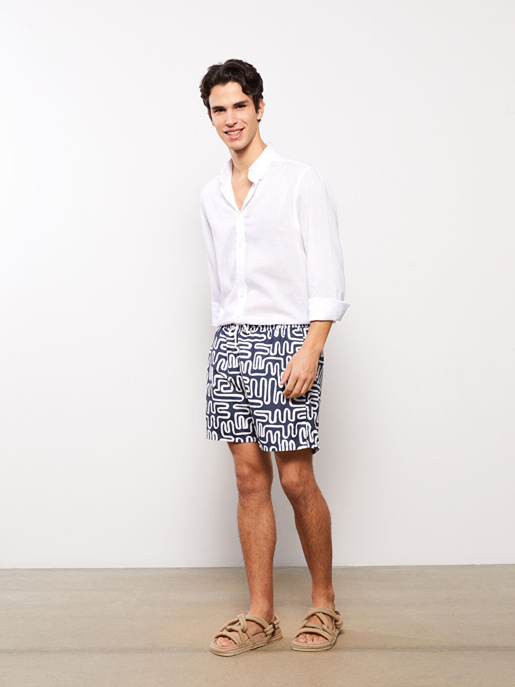 Short Pattern Men's Swimwear -S3AB90Z8-LSJ