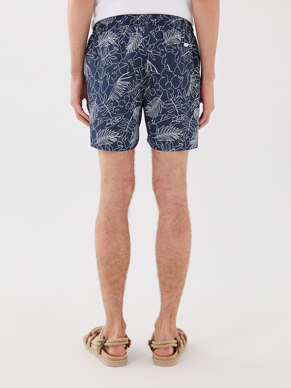 Short Patterned Men's Swimming Shorts -S3AB95Z8-LSJ