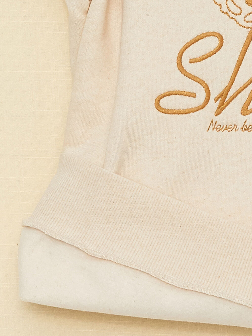 Crew Neck Embroidered Long Sleeve Girl's Sweatshirt-2