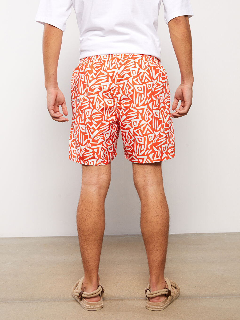 Short Pattern Men's Swimwear -S3AC06Z8-LSR