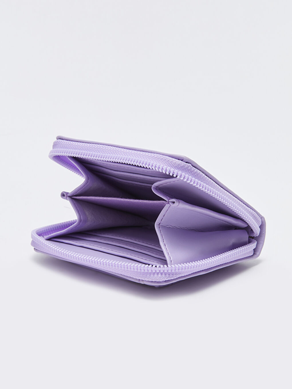 Lila Deri Görünümlü Kız Çocuk Cüzdan-3