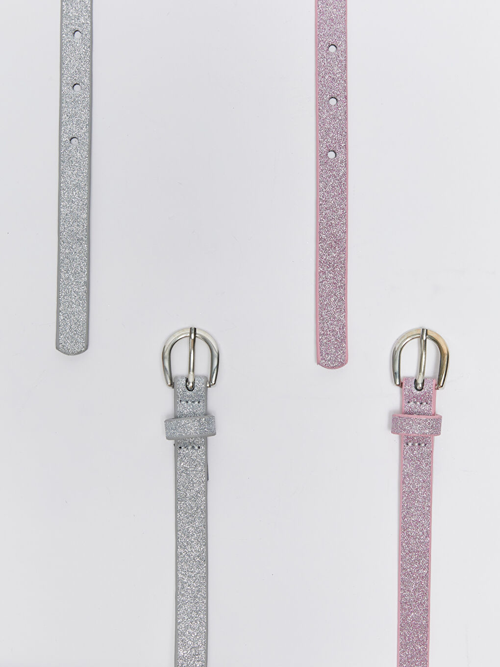 Karışık Simli Kız Çocuk Kemer 2'li-2