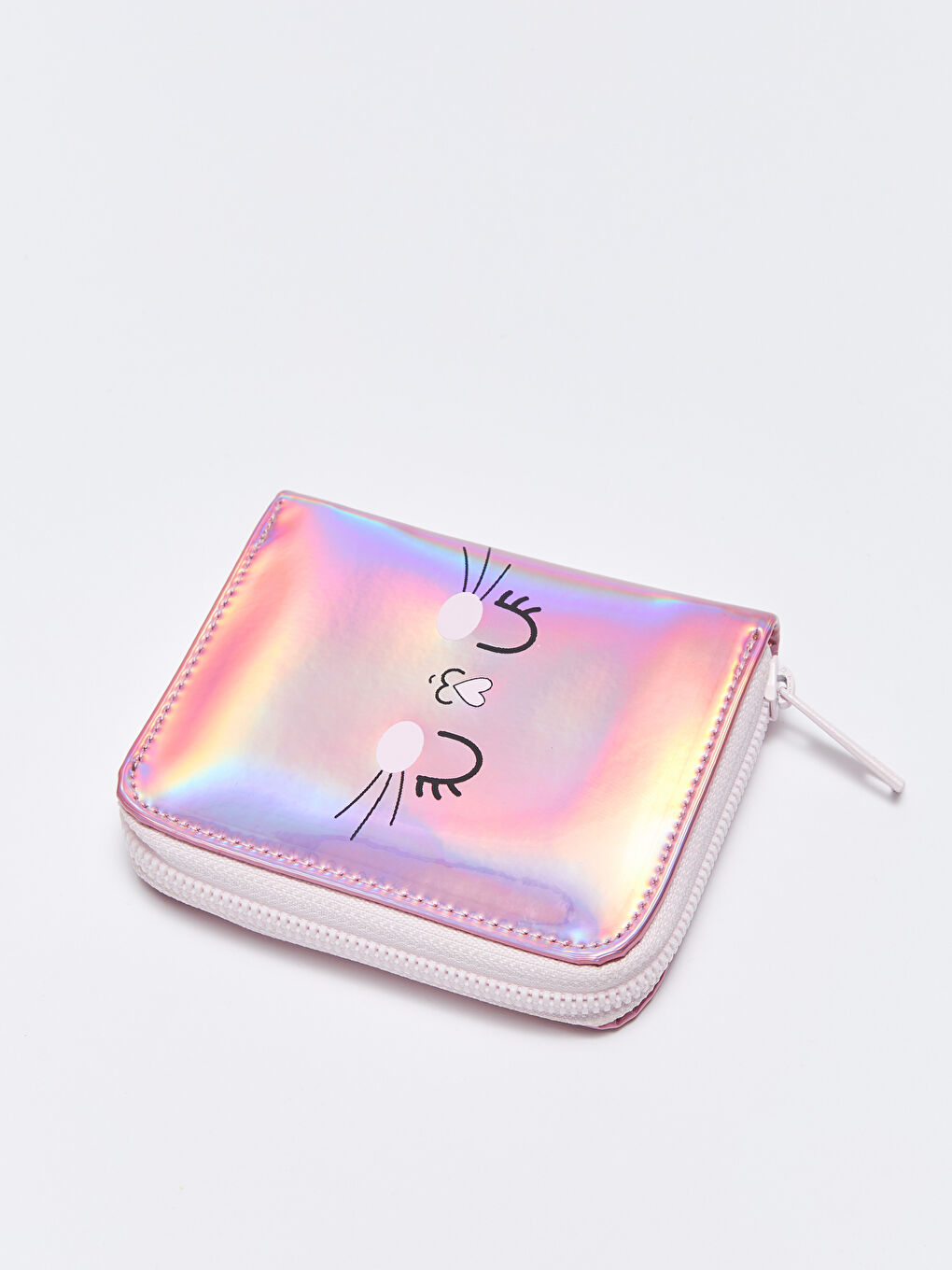 Leather Look Printed Girl's Wallet-1