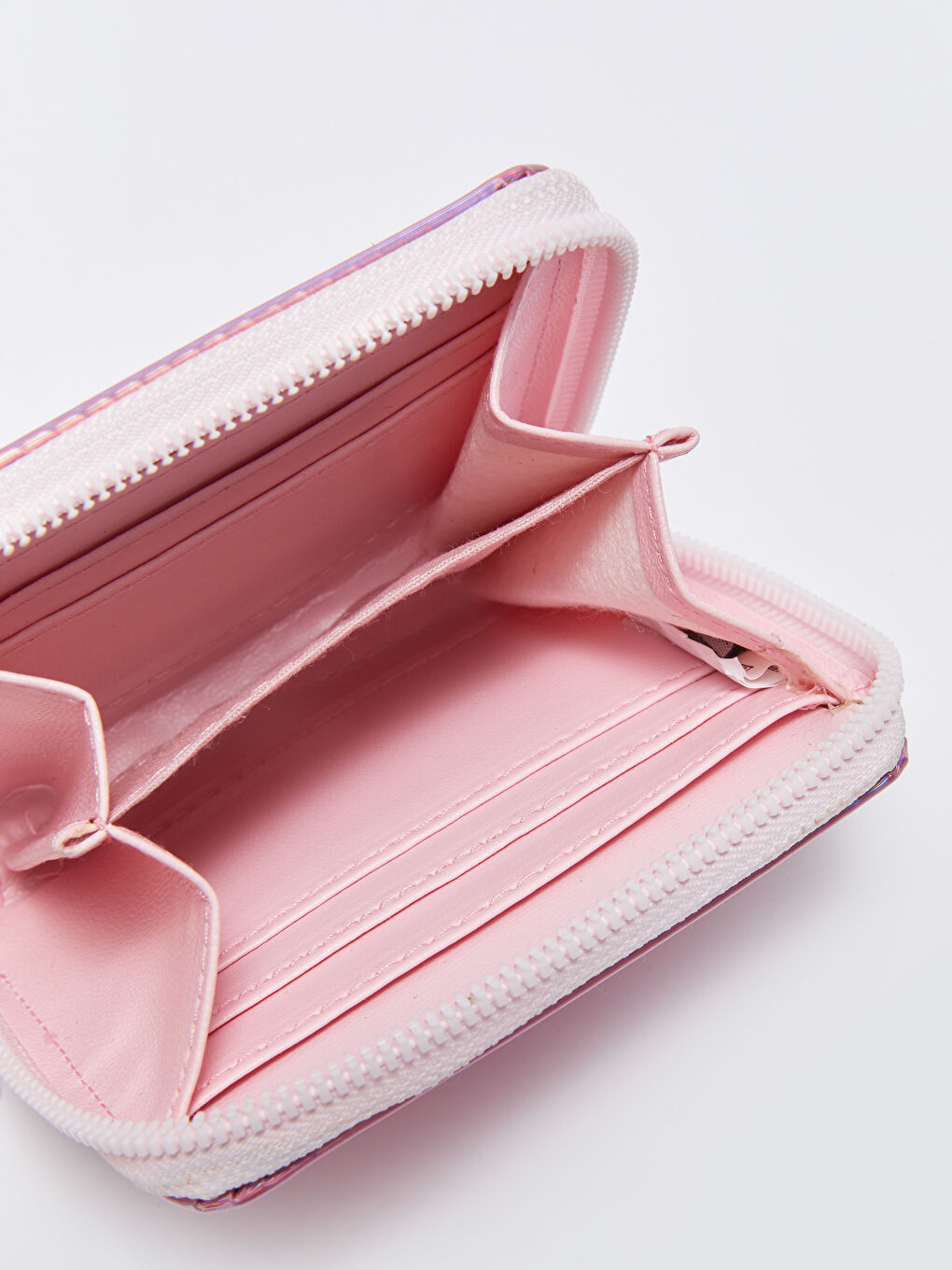 Leather Look Printed Girl's Wallet-3