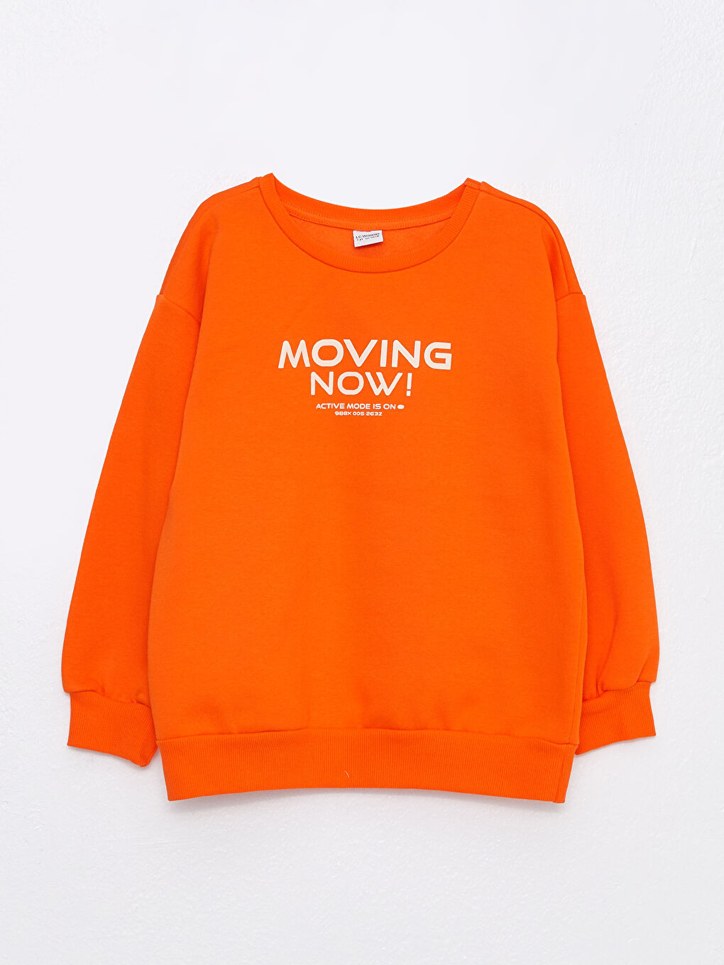 Hanorac Guler Rotund Imprimat Mânecă Lungă pentru Fete-3