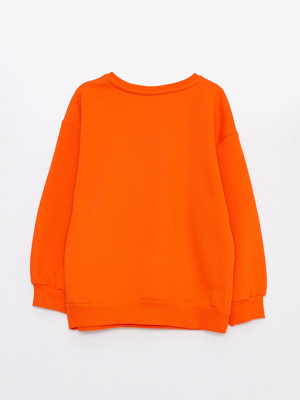 Hanorac Guler Rotund Imprimat Mânecă Lungă pentru Fete-4