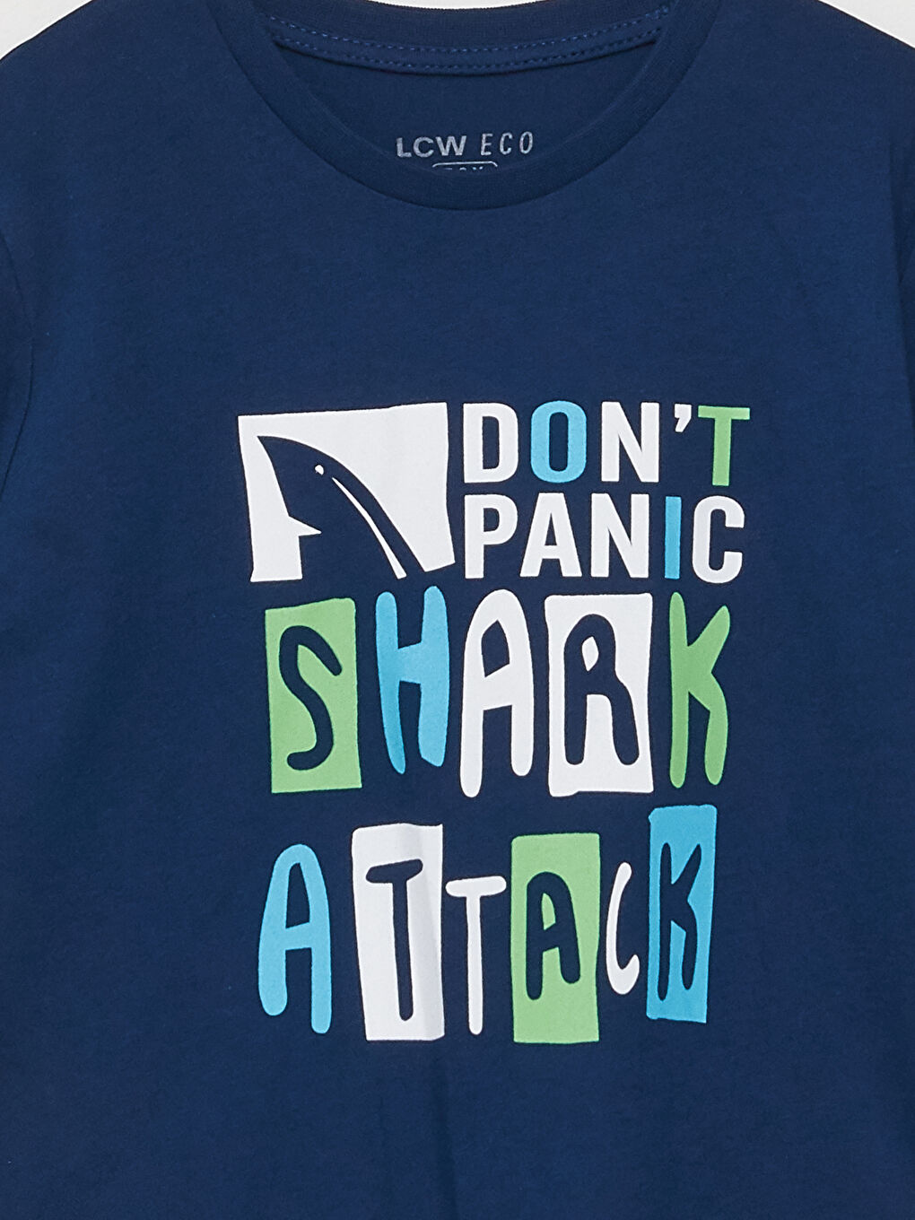 Crew Neck Printed Short Sleeve Boys' T-Shirt -S3AC72Z4-Q9E