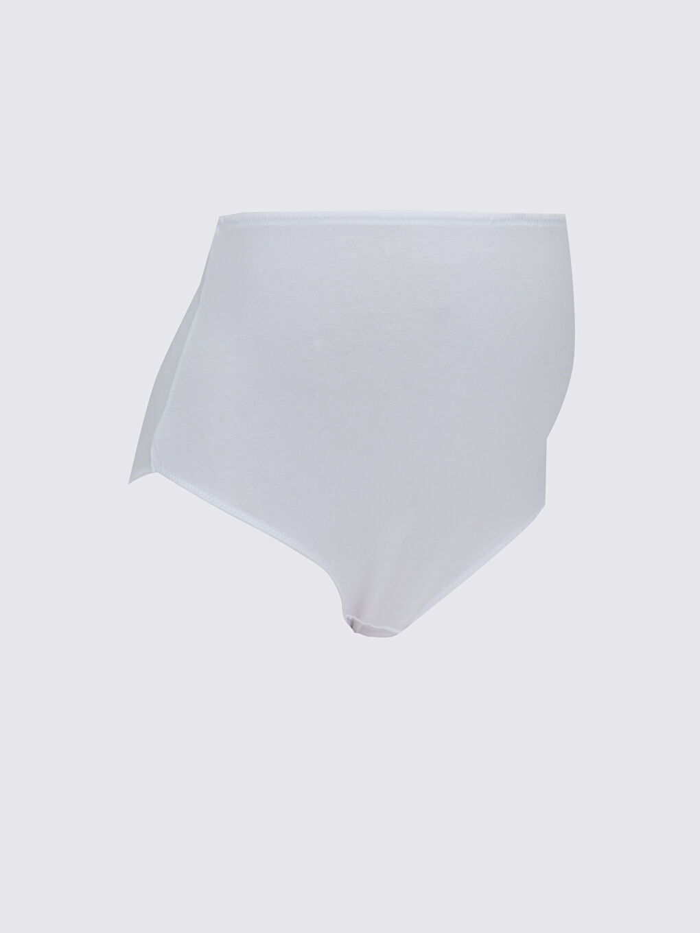 Beyaz Düz Hamile Klasik Külot-2