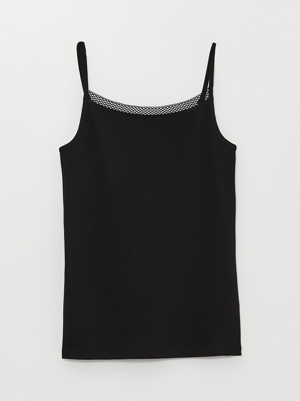 Майка с U-образным вырезом, однотонная, с ремешками для женщин-5