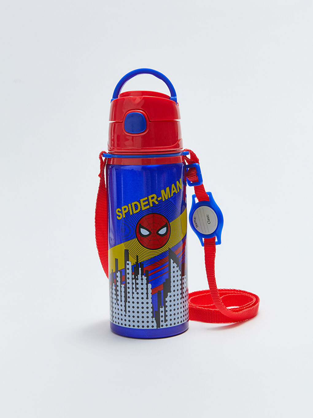 Spiderman Licensed Straw Bottle Boy Drinker 500 Ml