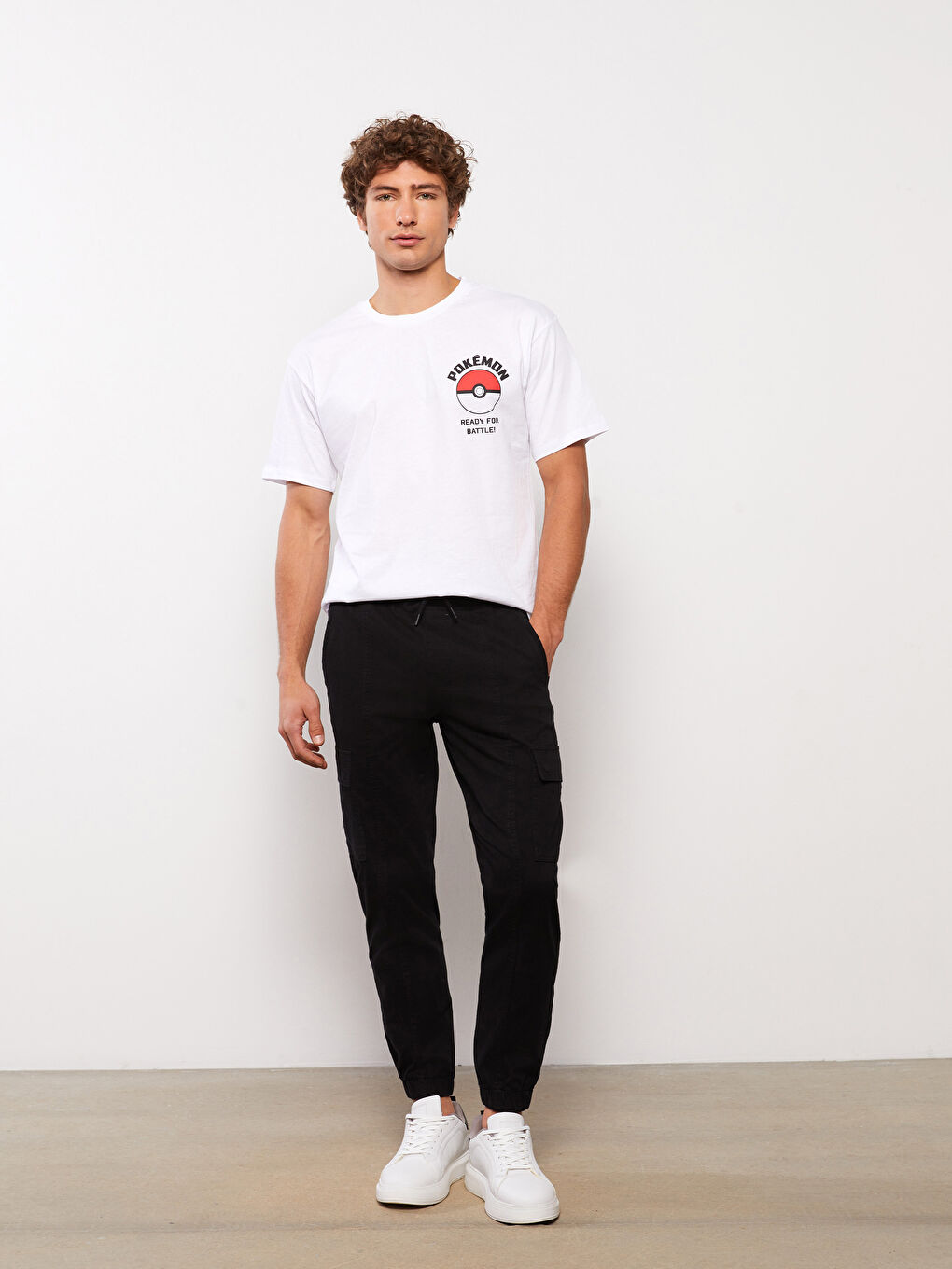 XSIDE Slim Fit Twill Men's Jogger Trousers -S3AD76Z8-RQL