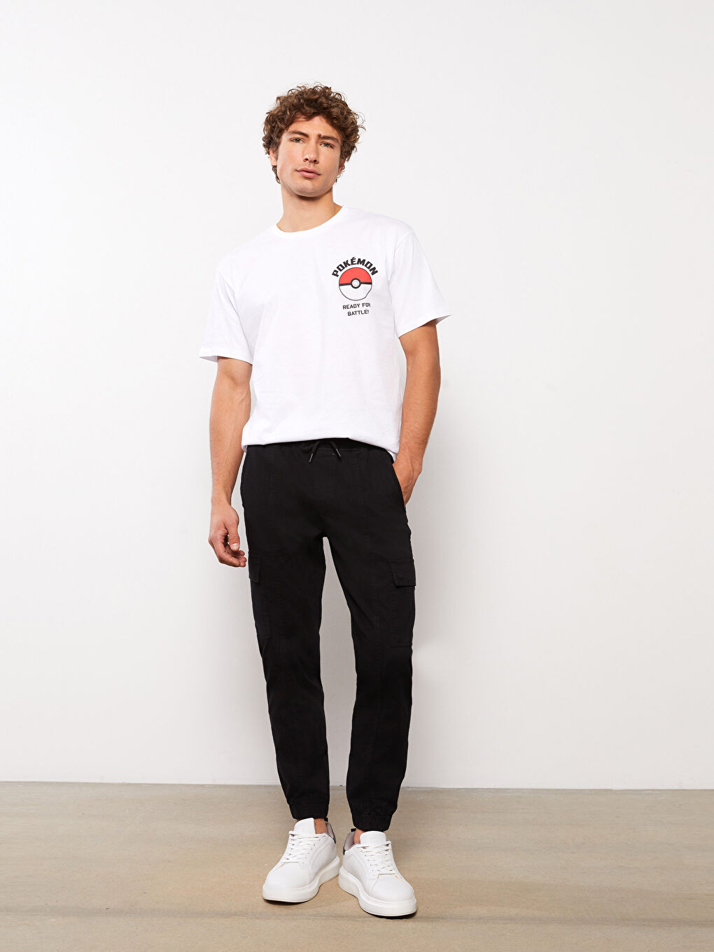 XSIDE Slim Fit Twill Men's Jogger Trousers -S3AD76Z8-RQL