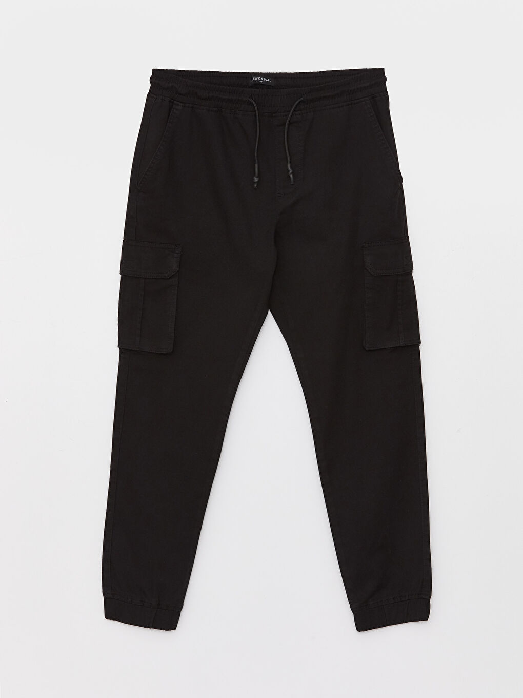 Slim Fit Twill Men's Cargo Trousers-5