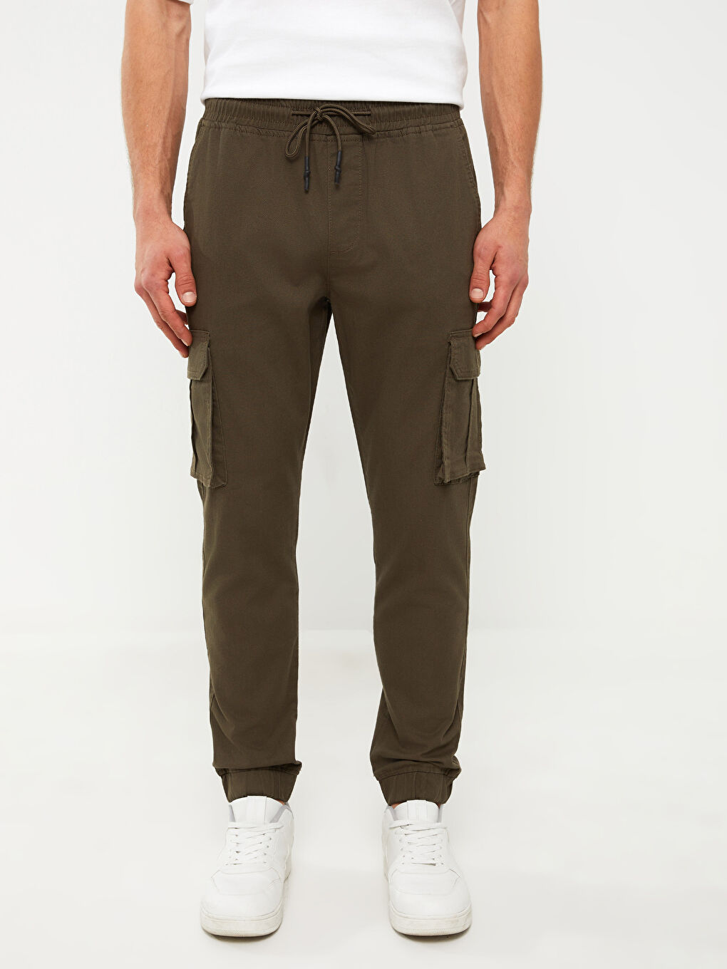 XSIDE Slim Fit Twill Men's Cargo Trousers -S3AD84Z8-SEM