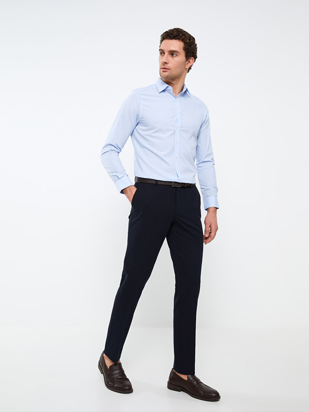 LCWAIKIKI Formal Lacivert Slim Fit Erkek Pantolon - 1