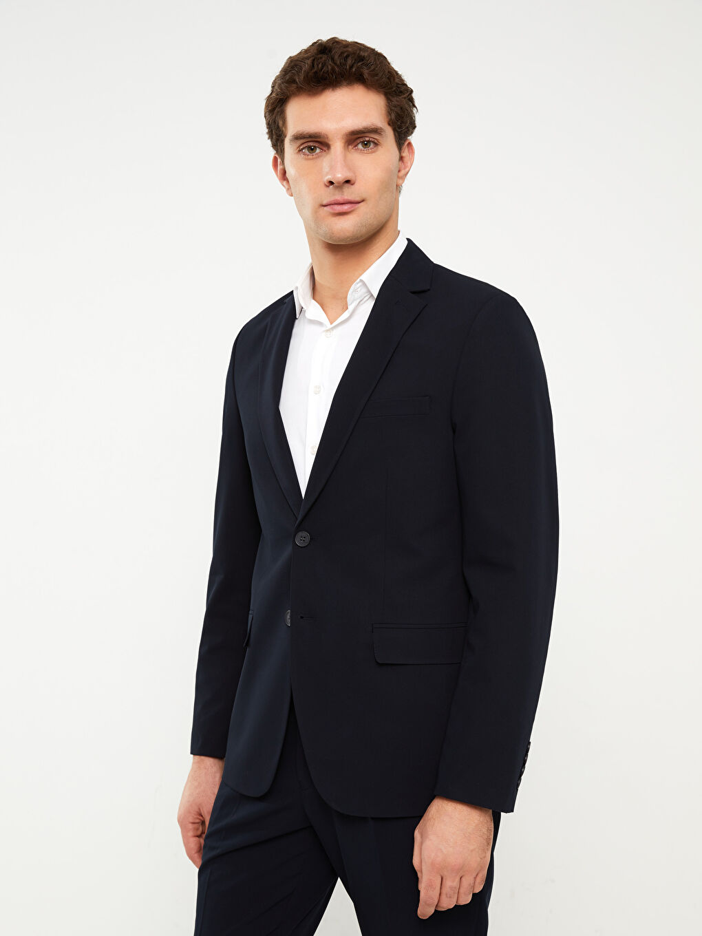 LCWAIKIKI Formal Lacivert Standart Kalıp Erkek Blazer Ceket