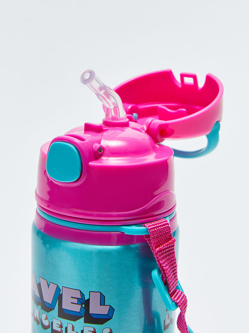 LOL Licensed Girl Water Bottle with Straw 500 Ml-1