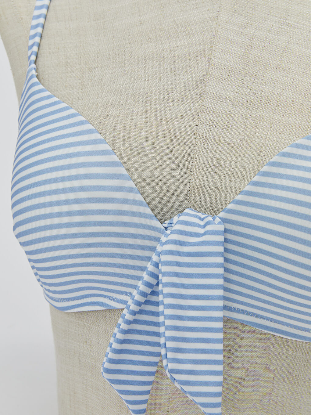 Women's Striped Bikini Top -S3AE11Z8-LQS