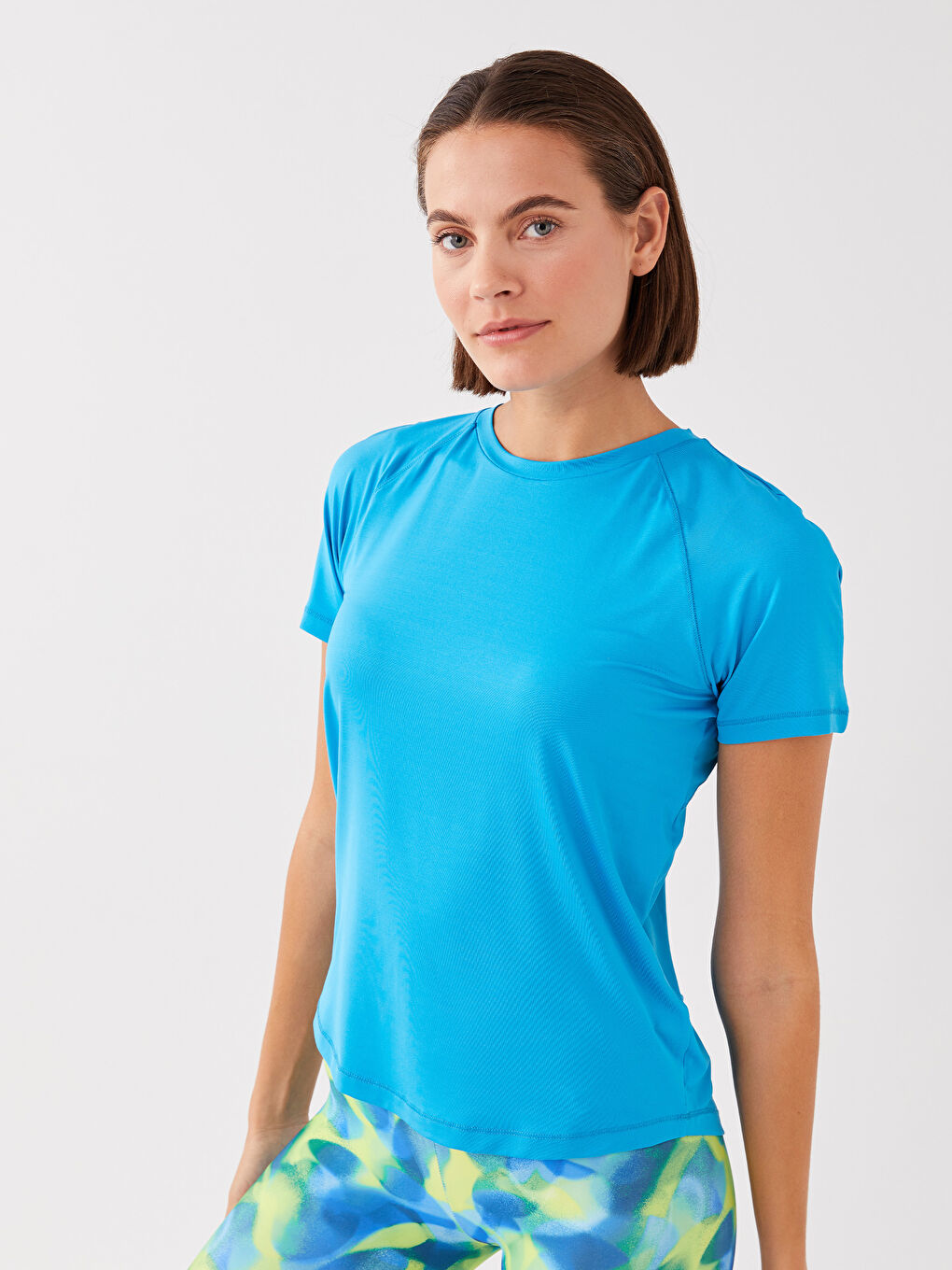 Спортивная Женская Футболка С Коротким Рукавом И Светоотражающим Принтом-2