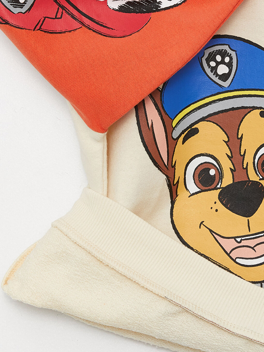 Bej Bisiklet Yaka Uzun Kollu Paw Patrol Baskılı Erkek Bebek Sweatshirt-5