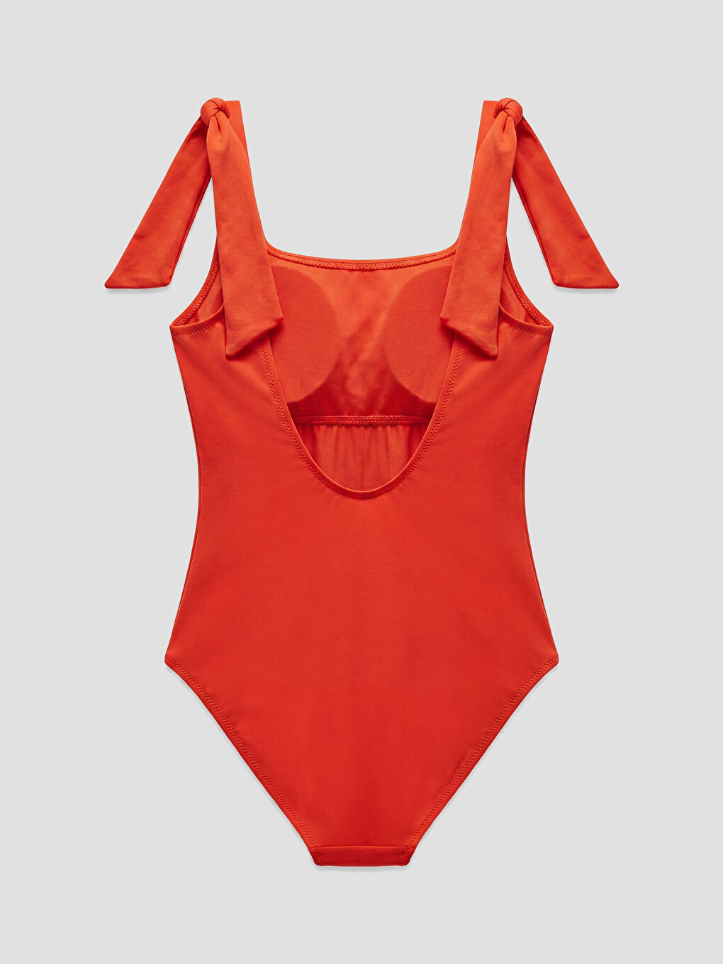 Turuncu Kadın Düz Mayo-1