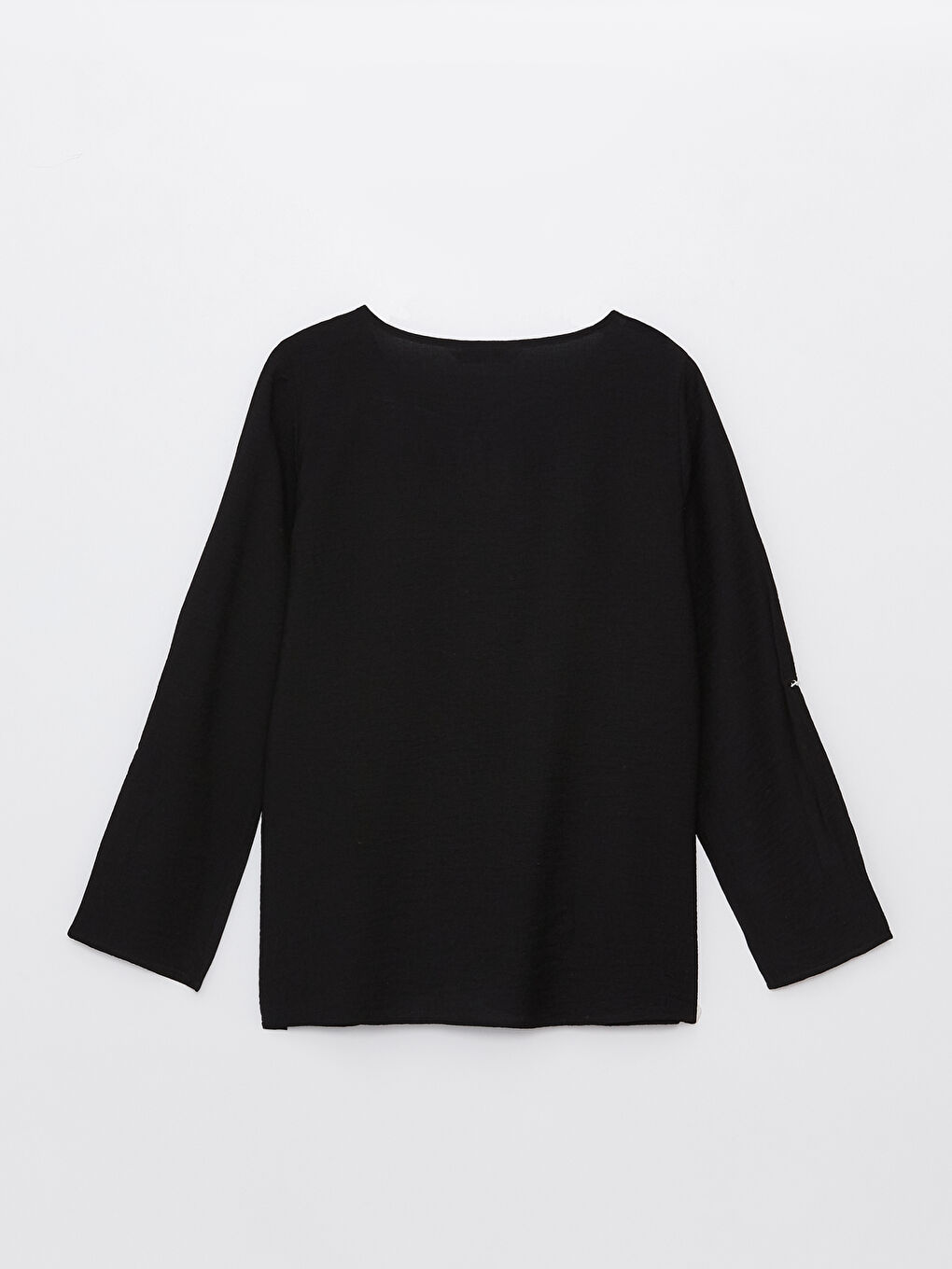 Crew Neck Plain Long Sleeve Women's Blouse -S3AE47Z8-CVL