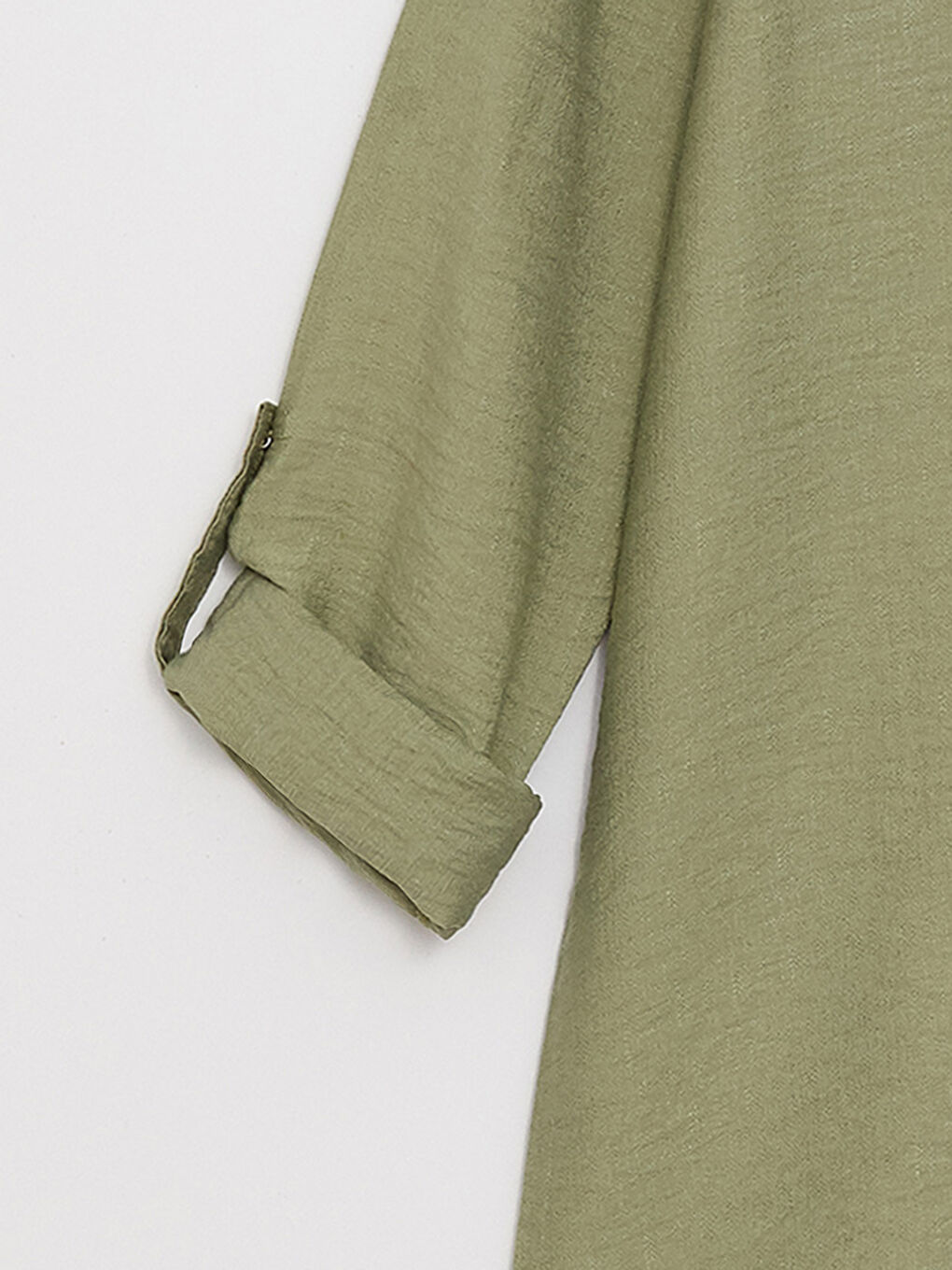 Crew Neck Plain Long Sleeve Women's Blouse-12