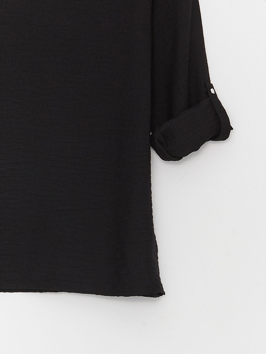 Crew Neck Plain Long Sleeve Women's Blouse-6