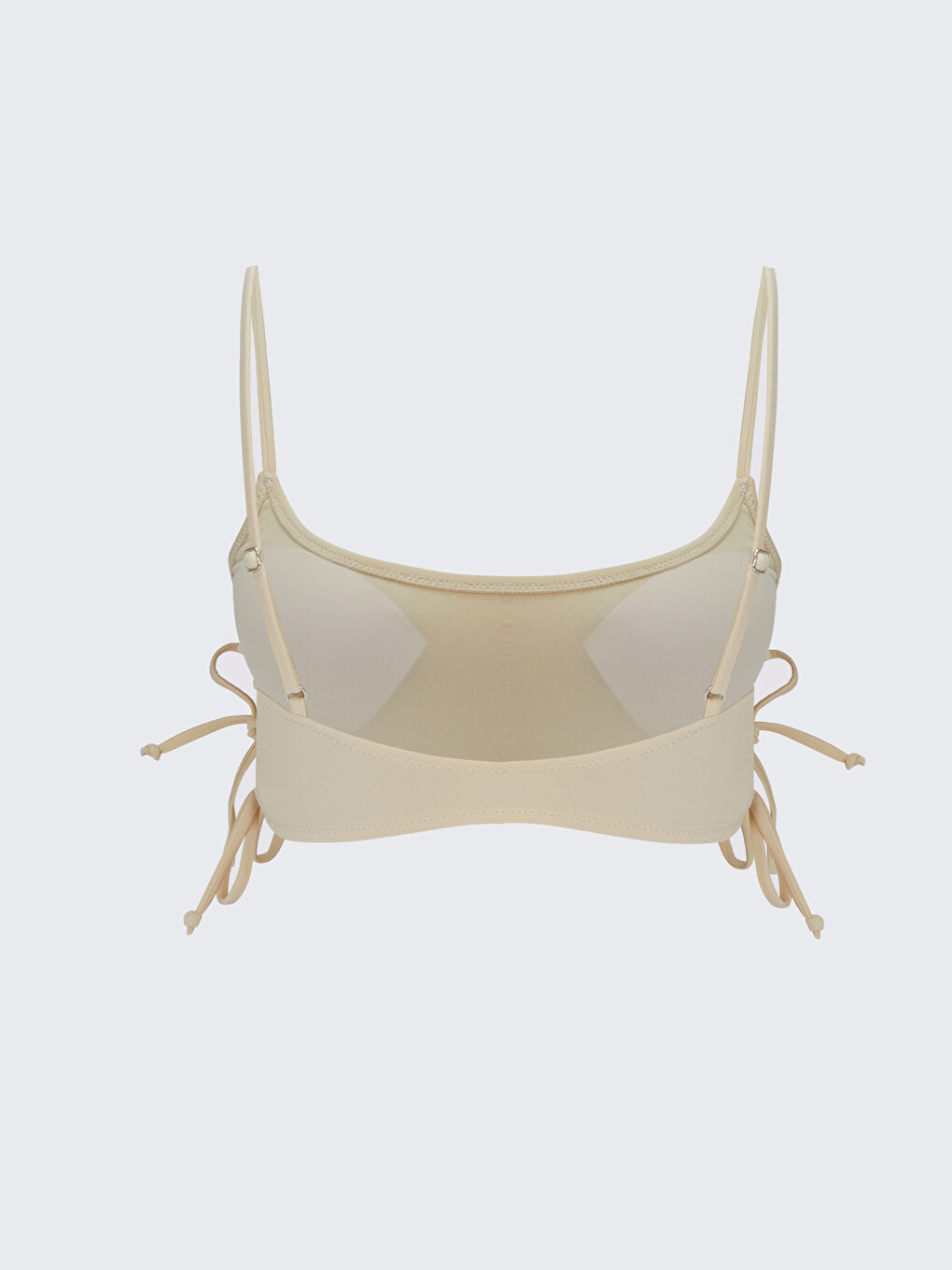 Women's Plain Bikini Top with Stitched Pads -S3AE52Z8-SGG