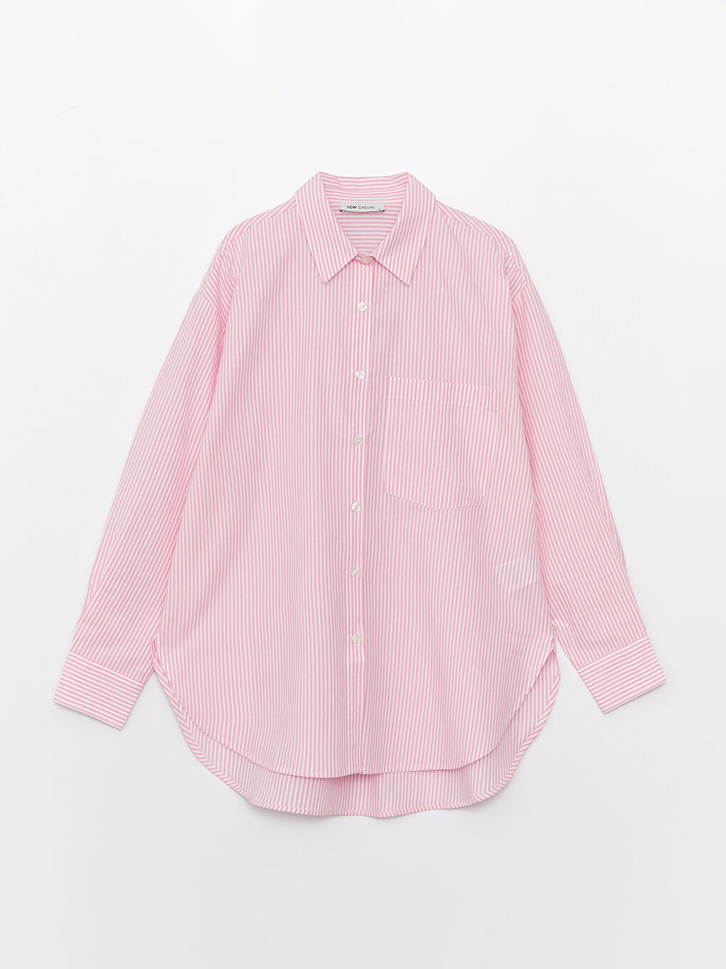 LC Waikiki Women's Striped Long Sleeve Shirt -S3AE60Z8-LHK