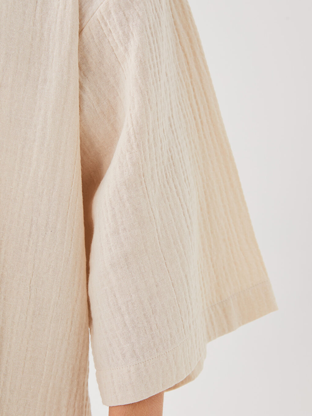 Shawl Collar Plain Oversize Women's Kimono -S3AE69Z8-QKP
