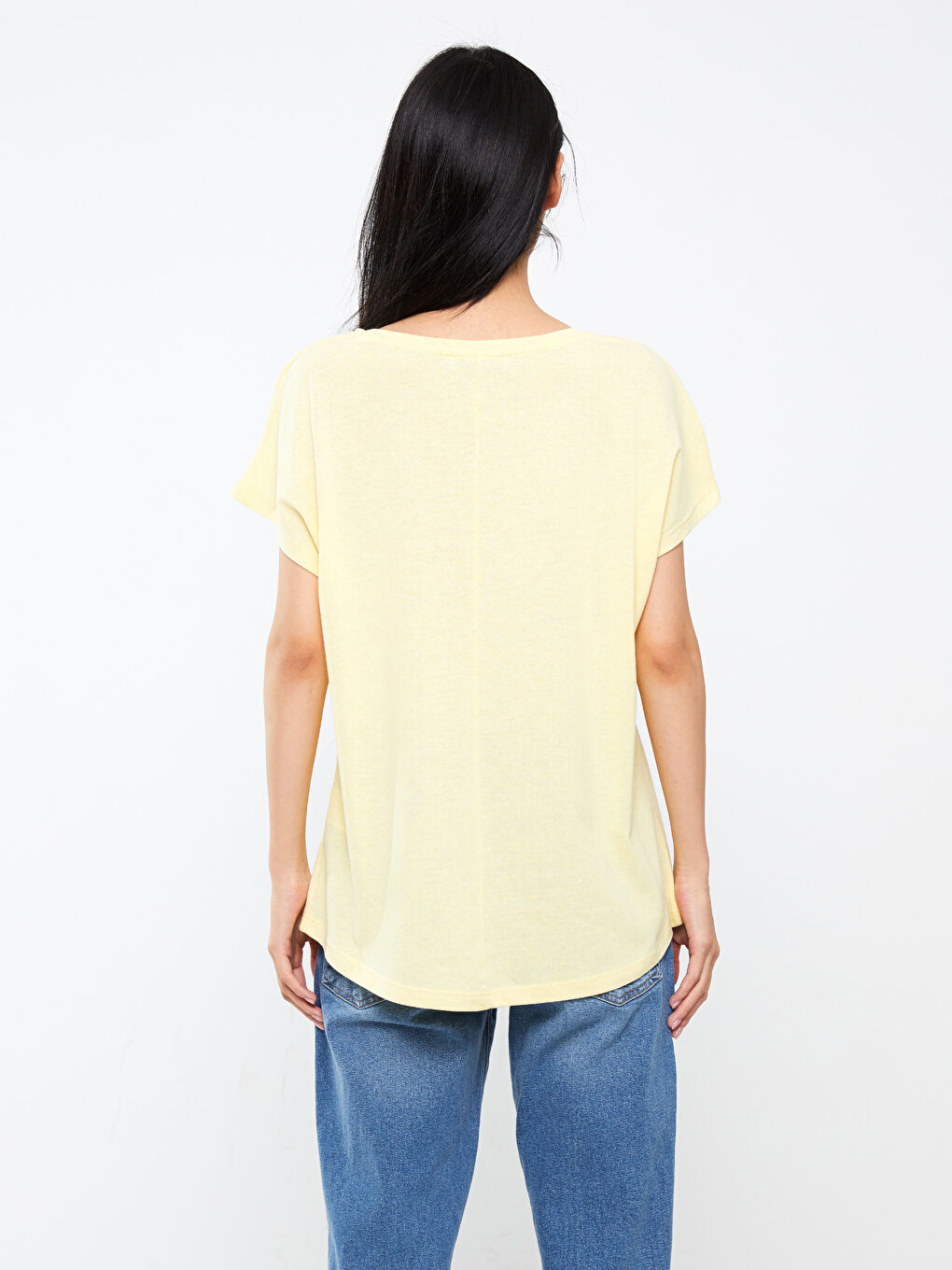 Crew Neck Printed Short Sleeve Women's T-Shirt-5