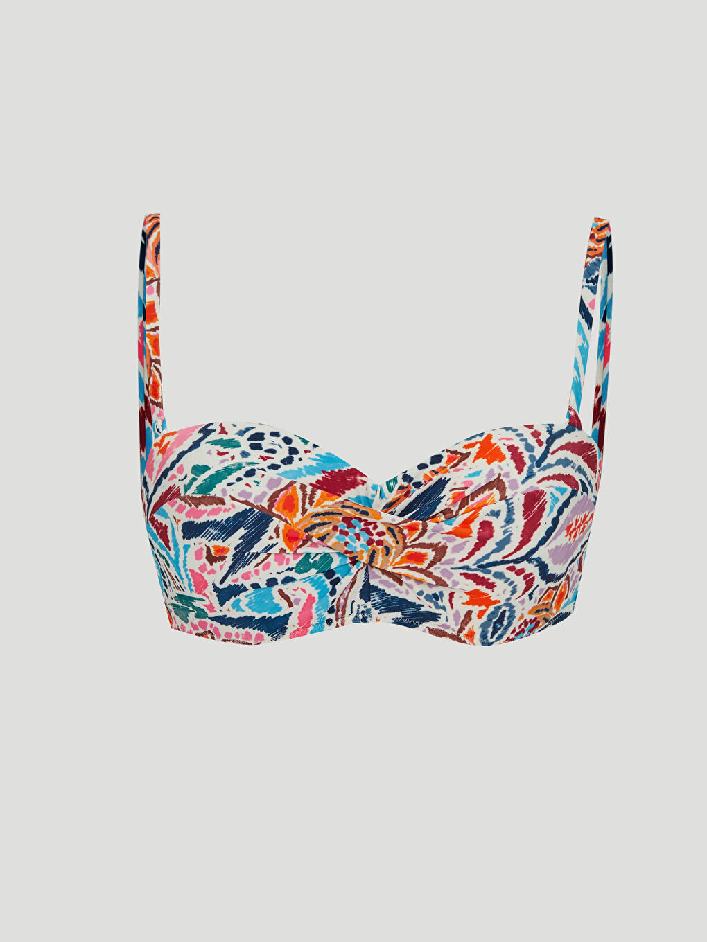 Backless Patterned Women's Bikini Top