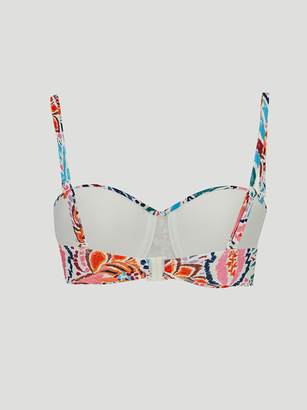 Backless Patterned Women's Bikini Top-1