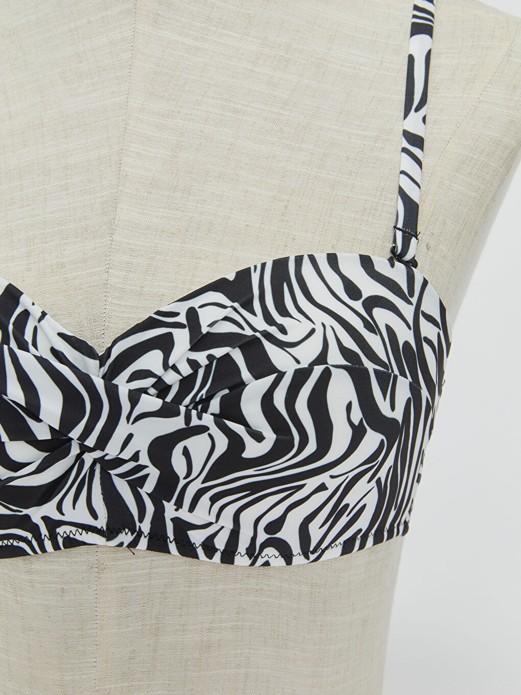 Backless Patterned Women's Bikini Top -S3AF11Z8-LQJ