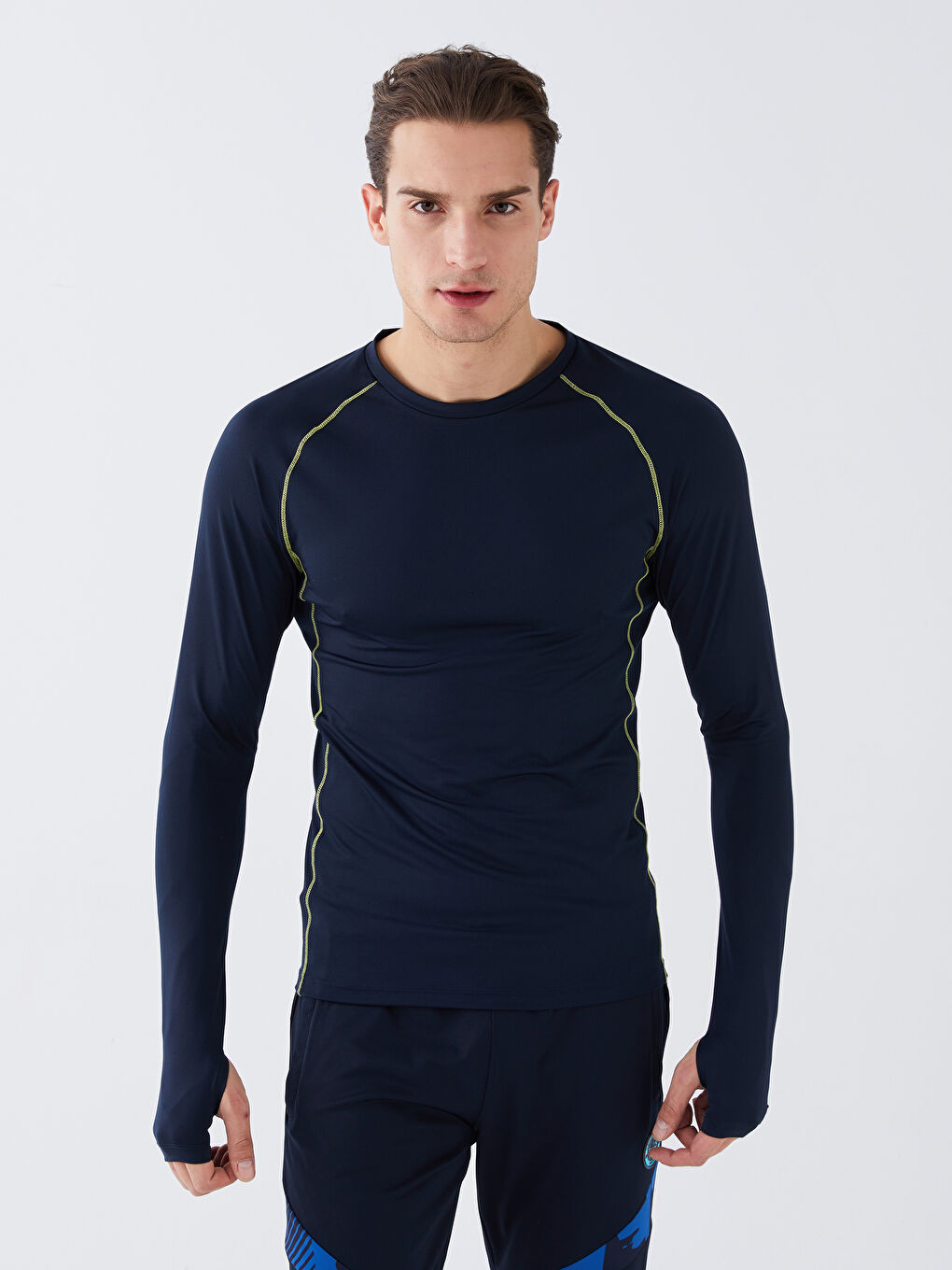 LCW SPORT Crew Neck Long Sleeve Men's T-Shirt -S3AF32Z8-RFH