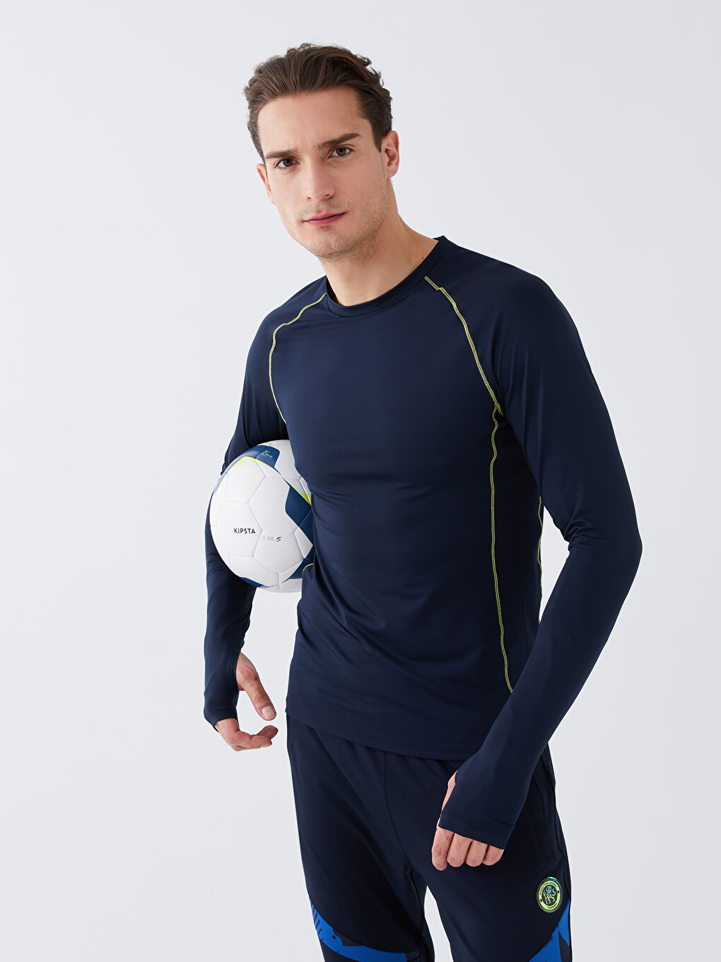LCW SPORT Crew Neck Long Sleeve Men's T-Shirt -S3AF32Z8-RFH