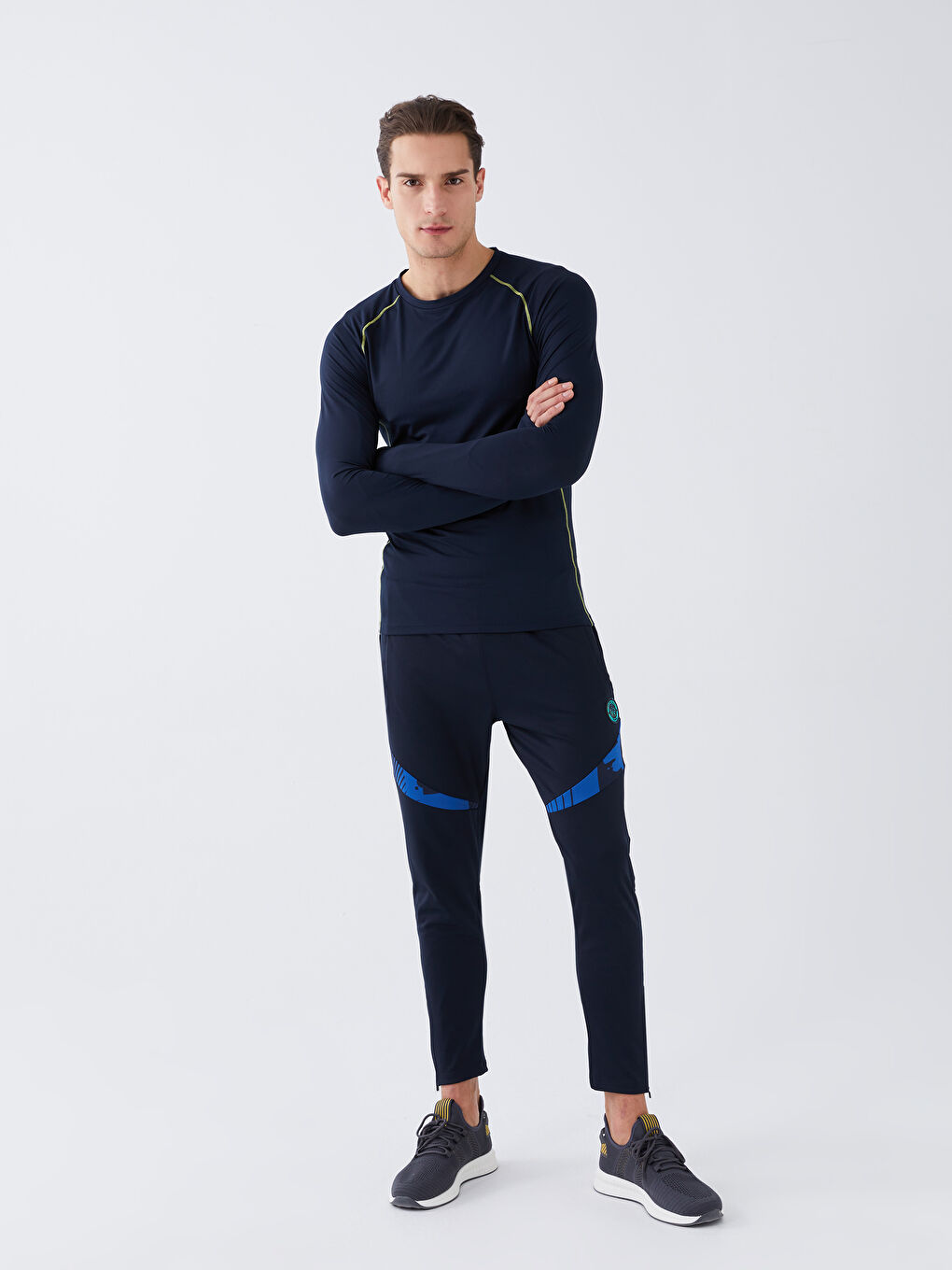 LCW SPORT Crew Neck Long Sleeve Men's T-Shirt -S3AF32Z8-RFH