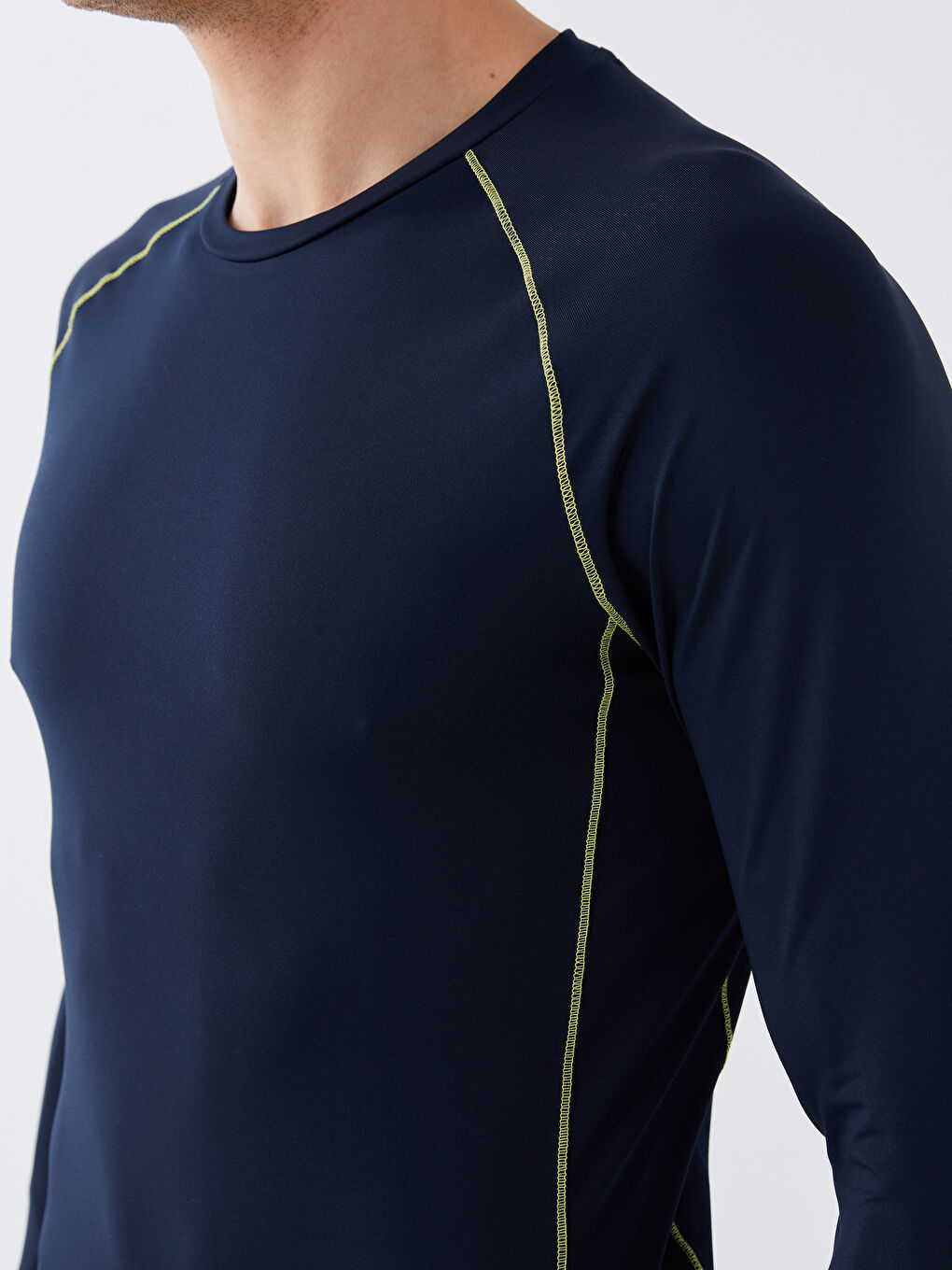 LCW SPORT Crew Neck Long Sleeve Men's T-Shirt -S3AF32Z8-RFH