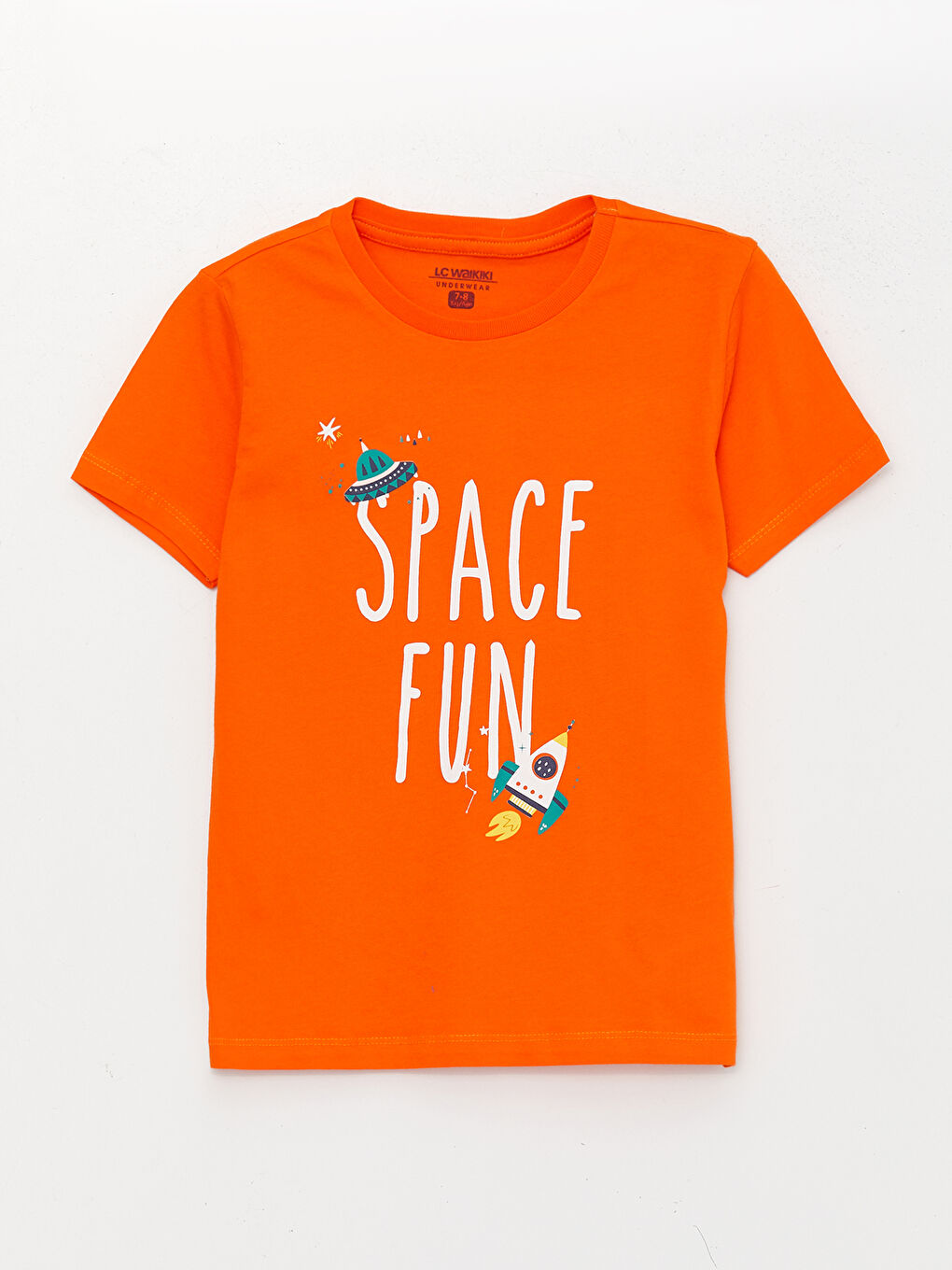 Lacivert Bisiklet Yaka Baskılı Kısa Kollu Erkek Çocuk Şortlu Pijama Takımı 2'li-3