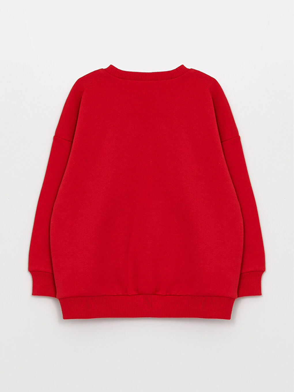 Kırmızı Bisiklet Yaka Uzun Kollu Baskılı Erkek Bebek Sweatshirt-4