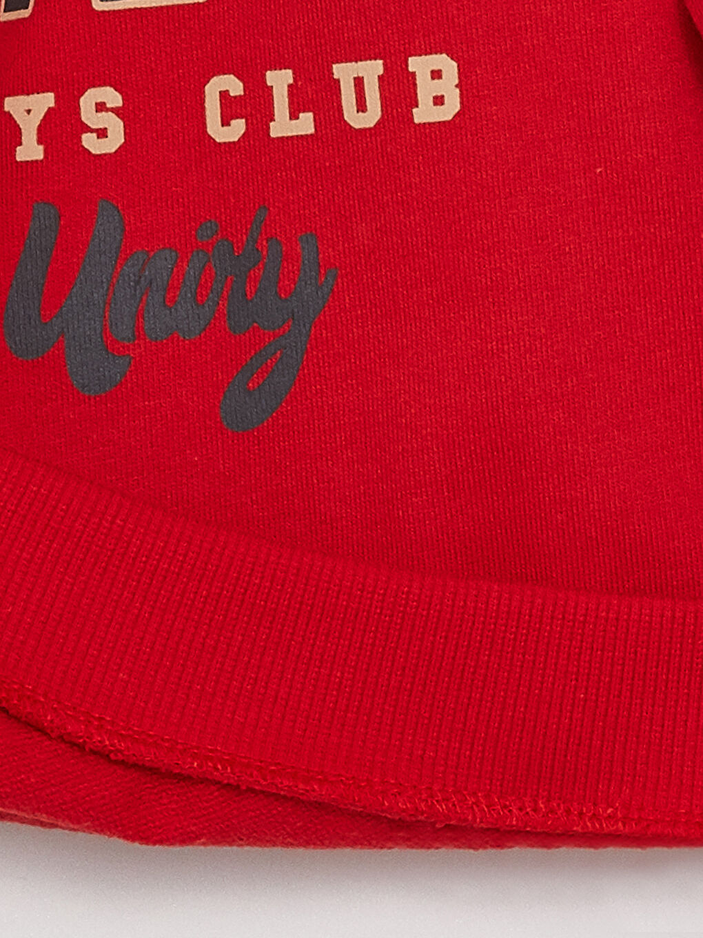 Kırmızı Bisiklet Yaka Uzun Kollu Baskılı Erkek Bebek Sweatshirt-5