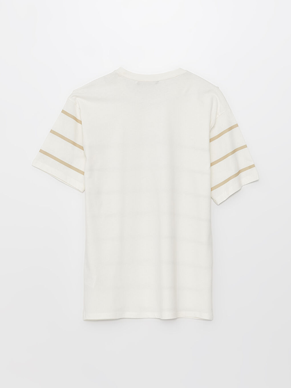 Crew Neck Short Sleeve Printed Combed Cotton Men's T-shirt-6