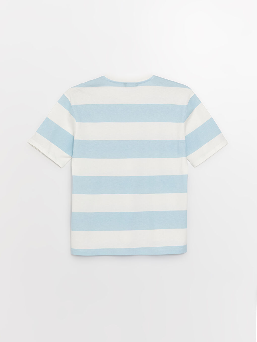 Crew Neck Short Sleeve Color Block Jersey Men's T-Shirt-6