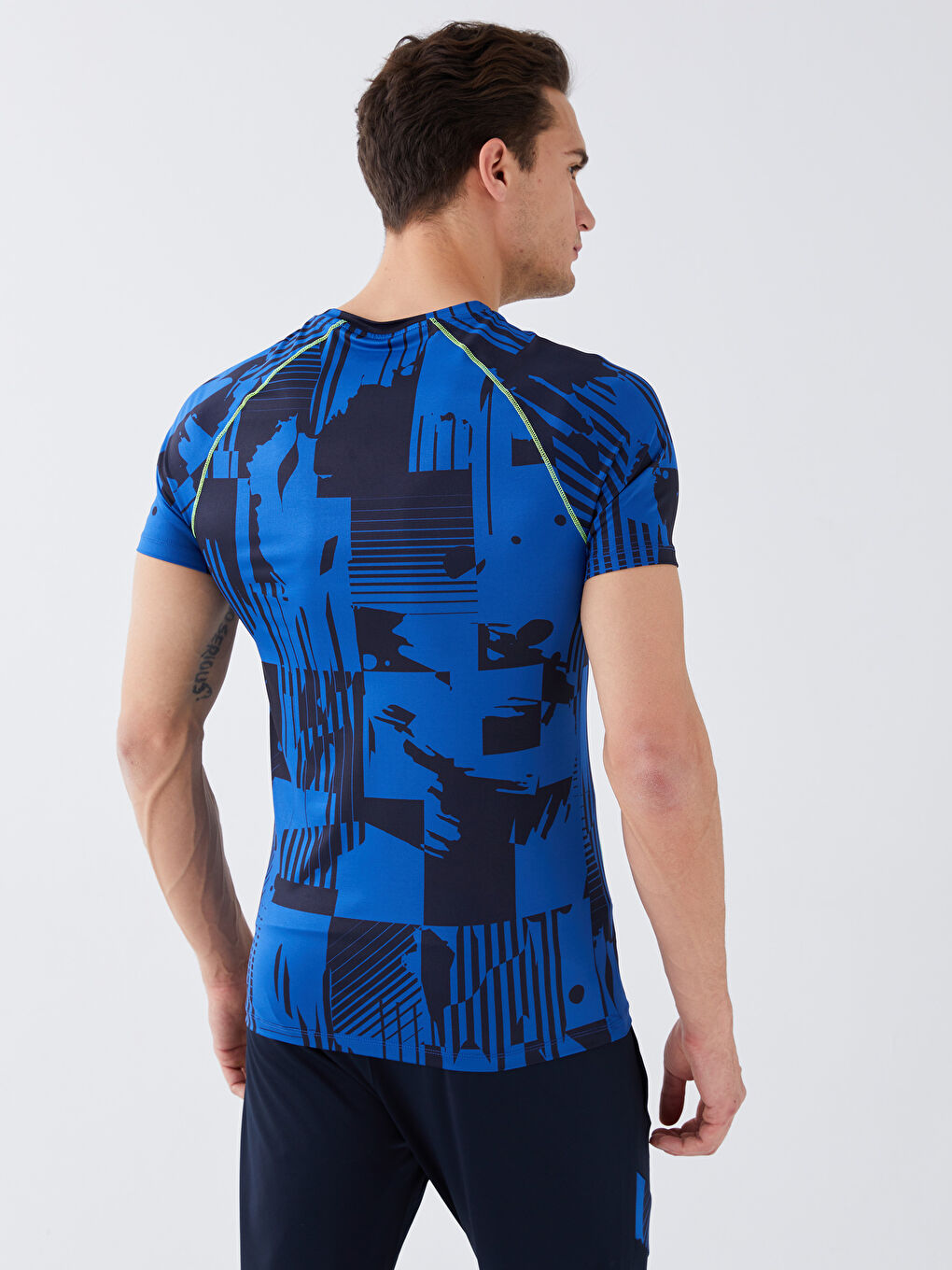 XSIDE ACTIVE Crew Neck Short Sleeve Men's Sports T-Shirt -S3AF75Z8-LSJ