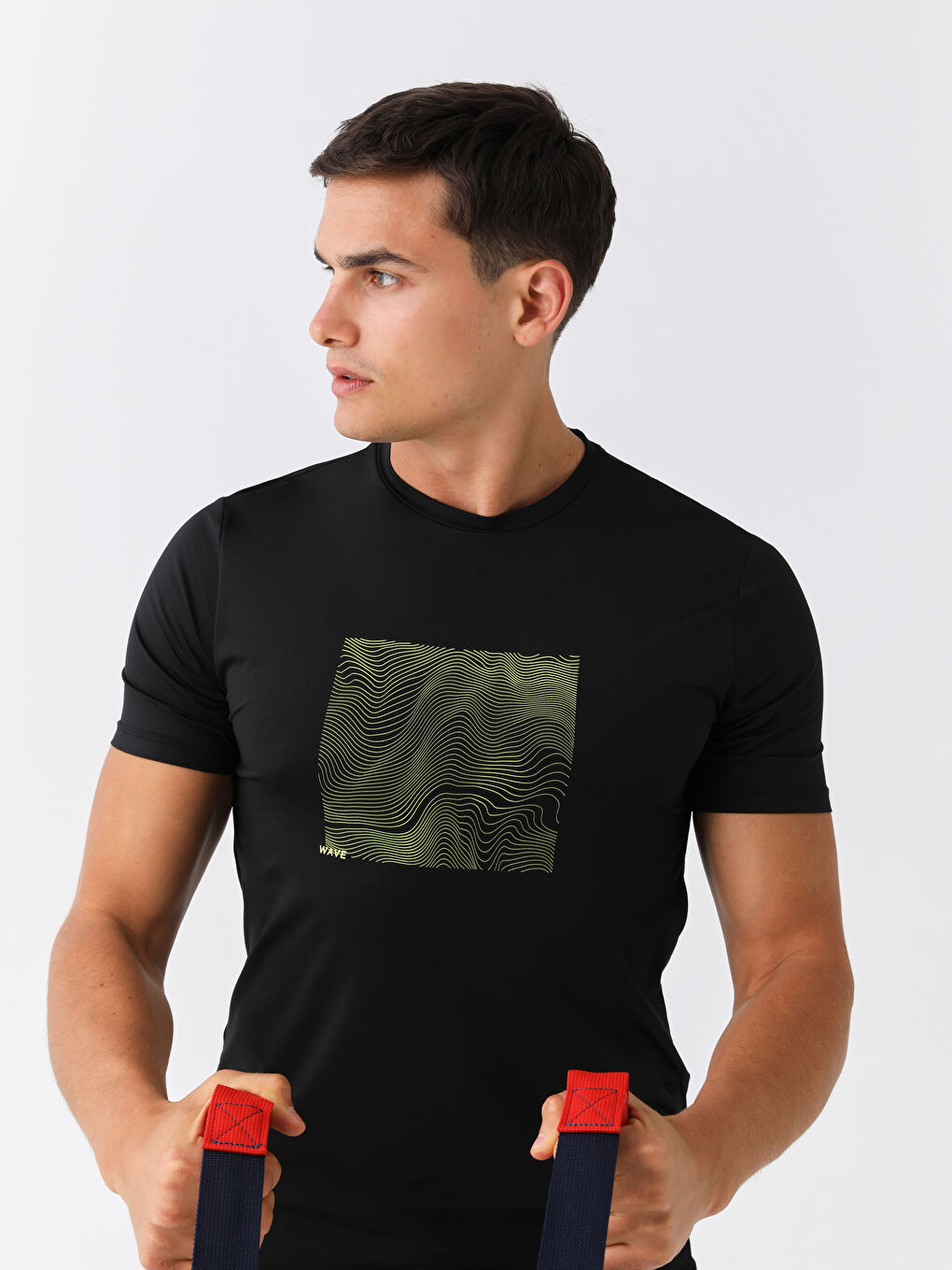 XSIDE ACTIVE Crew Neck Short Sleeve Printed Men's Sports T